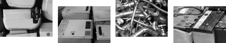 エアコン、給湯器、水道蛇口、バッテリーなど